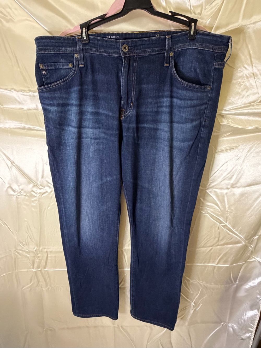 AG Adriano Goldschmied The Everett Jeans Mens 38x32 Slim Straight Stretch Blue